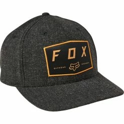 Best reviews of 😉 Accessories Fox Badge Flexfit Hat Black 😉
