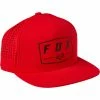 Outlet 🤩 Accessories Fox Badge Snapback Hat Flame Red 💯