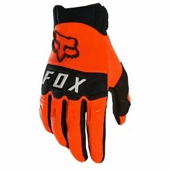 Best Pirce 🧨 Fox Dirtpaw 2021 Gloves Orange Fluo ✔️