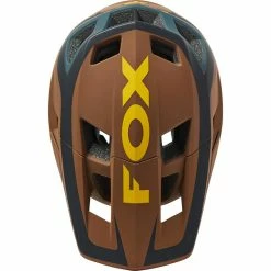 Cheap ⭐ Fox Dropframe Pro Dvide Mtb Helmet Nutmeg 🔥 -Fox Shop fox dropframe pro nutgmeg 3