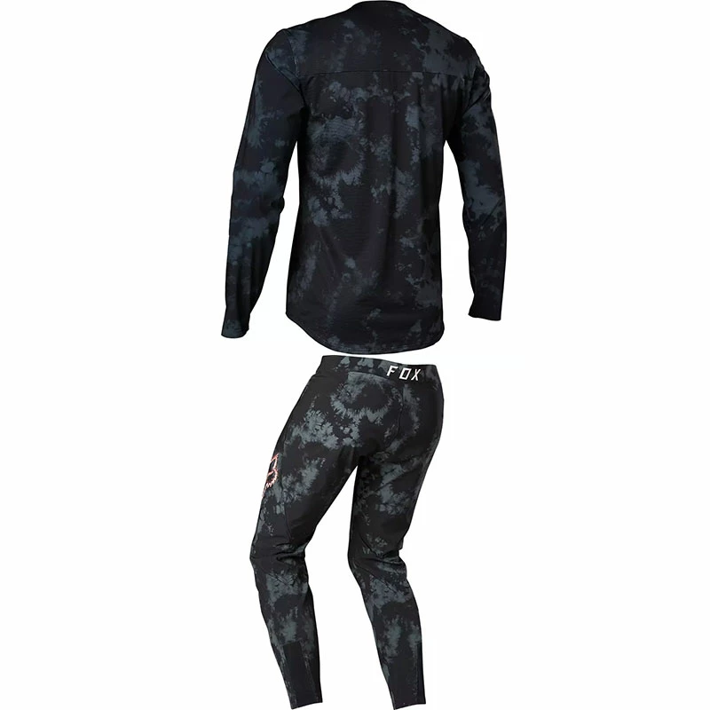New 🔥 Jerseys Fox Flexair Defend Ts57 Combo Black 🥰 2 New 🔥 Jerseys Fox Flexair Defend Ts57 Combo Black 🥰 - Image 2
