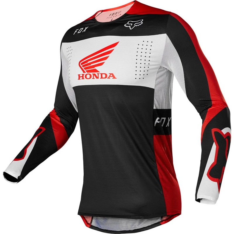 Outlet 😉 Fox Flexair Honda V.22 Jersey Red Fluo 🥰 1 Outlet 😉 Fox Flexair Honda V.22 Jersey Red Fluo 🥰