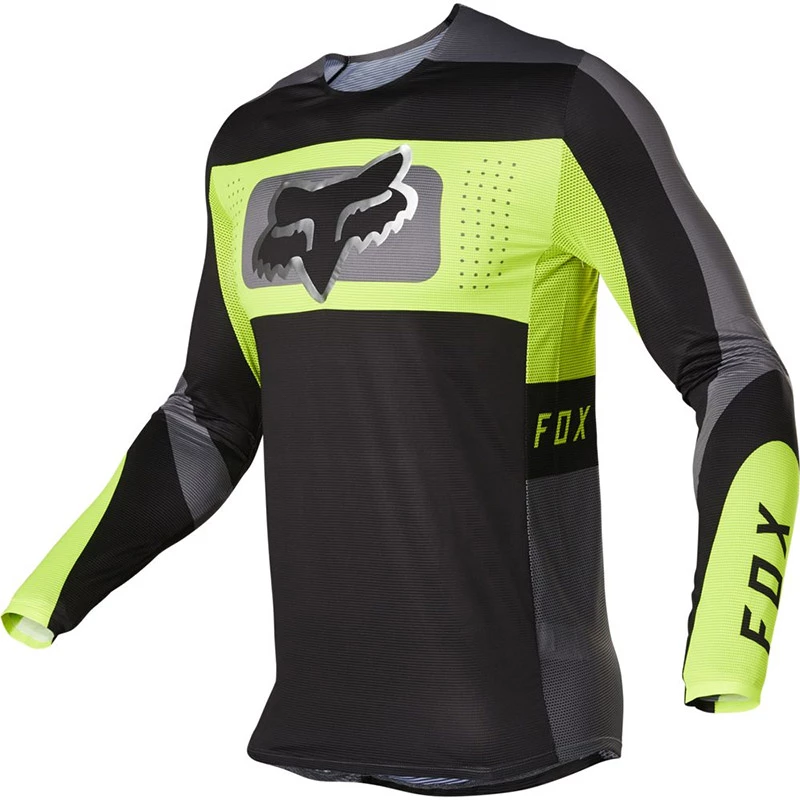Flash Sale ⌛ Fox Flexair Mirer Jersey Black Yellow ⌛ 2 Flash Sale ⌛ Fox Flexair Mirer Jersey Black Yellow ⌛ - Image 2