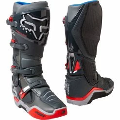 Best Pirce 🥰 Offroad Fox Instinct 🥾 Boots Grey Red 🥰