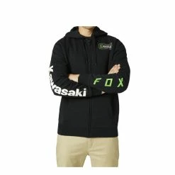 Hot Sale 😍 Fleeces Fox Kawi Zip Fleece Black 🔔