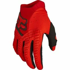 Best Pirce 💯 Fox Pawtector Gloves Red Fluo 😀