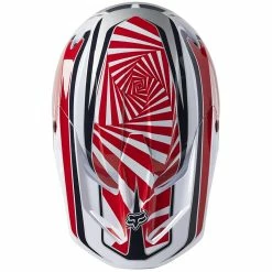New 😍 Plastic Fox V1 Goat Helmet Red 👍 -Fox Shop fox v1 goat rosso 3