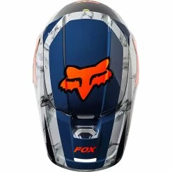 Promo 🔥 Plastic Fox V1 Karrera Helmet Dark Indigo 🔔 -Fox Shop fox v1 karrera helmet darkindigo 3
