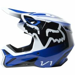 Coupon 💯 Plastic Fox V1 Leed Helmet Blue 🌟 -Fox Shop fox v1 leed helmet blu 3