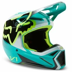 Discount 😉 Plastic Fox V1 Leed Helmet Teal 🌟