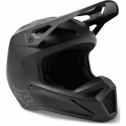 Buy 👍 Plastic Fox V1 Solid Helmet Black Matt ✔️