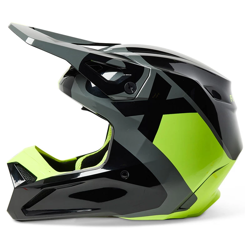 Wholesale π Plastic Fox V1 Xpozr Helmet Black Grey π 2 Wholesale π Plastic Fox V1 Xpozr Helmet Black Grey π - Image 2