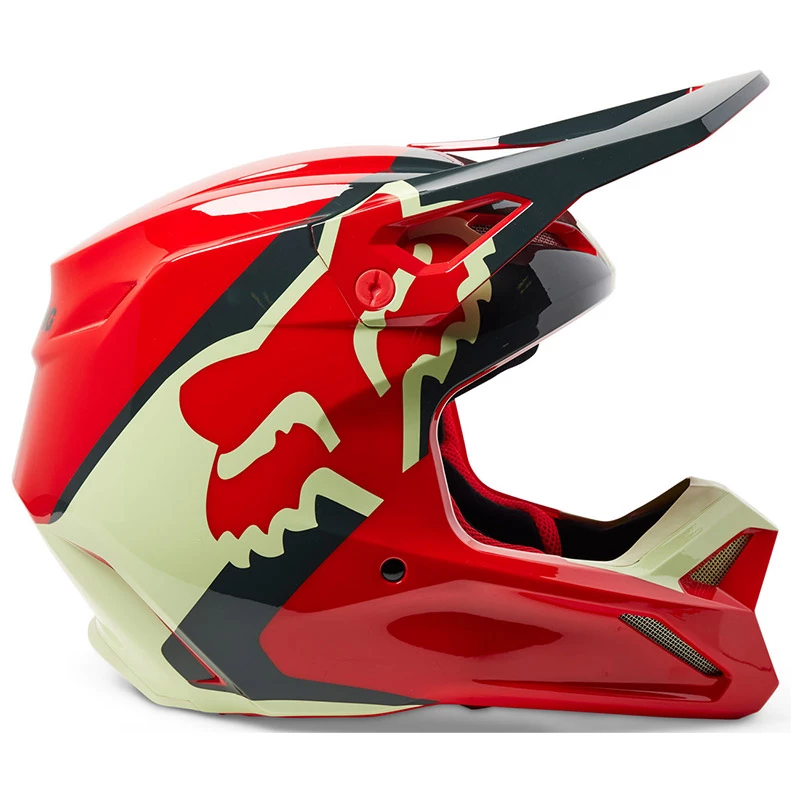 Best Pirce π Plastic Fox V1 Xpozr Helmet Red Fluo β¨ 3 Best Pirce π Plastic Fox V1 Xpozr Helmet Red Fluo β¨ - Image 3