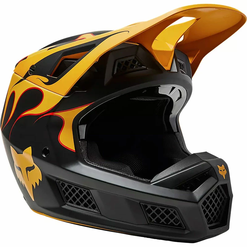 New 🌟 Fiber Fox V3 Rs Supr Trik Helmet Black Yellow 🛒 1 New 🌟 Fiber Fox V3 Rs Supr Trik Helmet Black Yellow 🛒